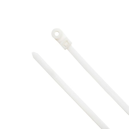 South Main Hardware Cable Tie, 15 in L, 4.3 in Max Bundle Dia., Natural, 120 lb Strength, 100 PK 222019